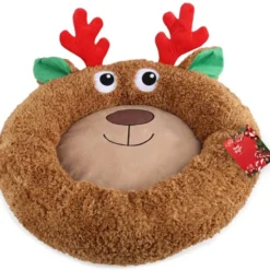 Katzen Schlafplatz|Schlafplatz>Futterfreund AFP Happy Holidays Hundebett Rentier ca. 50cm