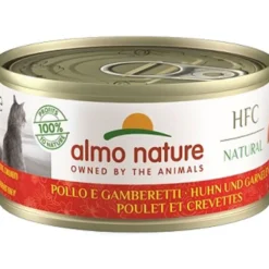 Almo Nature>Futterfreund Almo Nature HFC Natural Huhn und Garnelen 70g