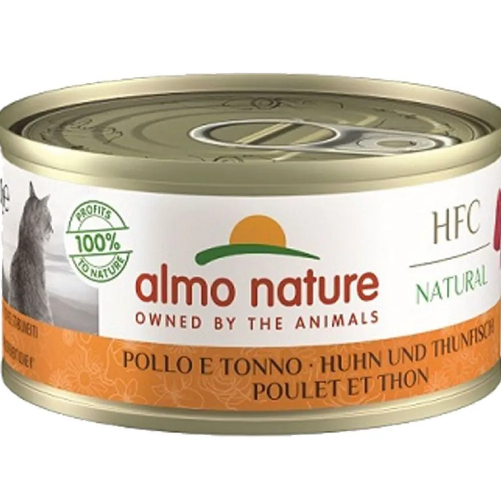 Almo Nature>Futterfreund Almo Nature HFC Natural Huhn und Thunfisch 70g