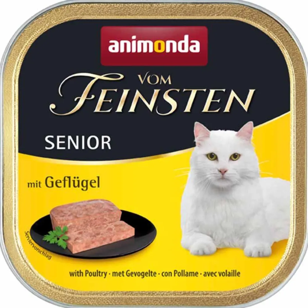 Animonda>Futterfreund Animonda Cat v. Feinsten Senior mit Geflügel 100g