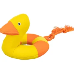 Unterwegs Mit Hund|Sommer>Futterfreund Aqua Toy Ente am Seil, Stoff, 20cm/36cm
