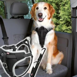 Unterwegs Mit Hund>Futterfreund Auto-Geschirr Comfort, schwarz