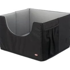 Unterwegs Mit Hund>Futterfreund Autositz 45×28×40 cm, schwarz/grau