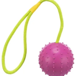 Spielzeug>Futterfreund Ball am Seil, Naturgummi, 7 cm/30 cm