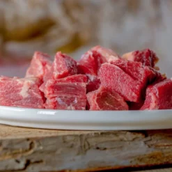 Barfgold>Futterfreund Barfgold Rindermuskelfleisch, durchwachsen, gewürfelt