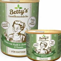 Betty'S Landhausküche>Futterfreund Betty's Landhausküche Dose Huhn, Kalb + Borretschöl