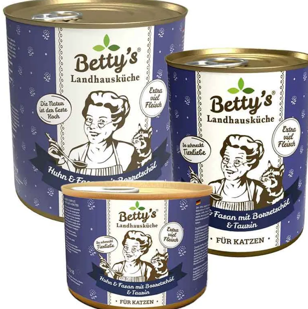 Betty'S Landhausküche>Futterfreund Betty's Landhausküche Dose Huhn, Fasan + Borretschöl