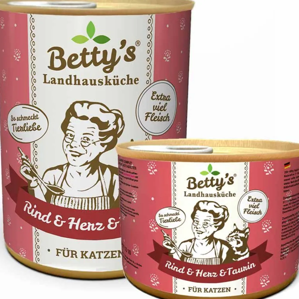 Betty'S Landhausküche>Futterfreund Betty's Landhausküche Dose Rind und Herz