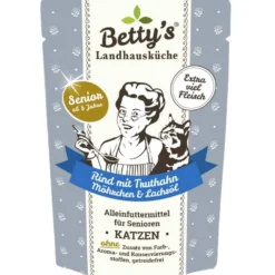 Betty'S Landhausküche>Futterfreund Betty's Landhausküche Pouch Senior Rind + Truthahn 100g
