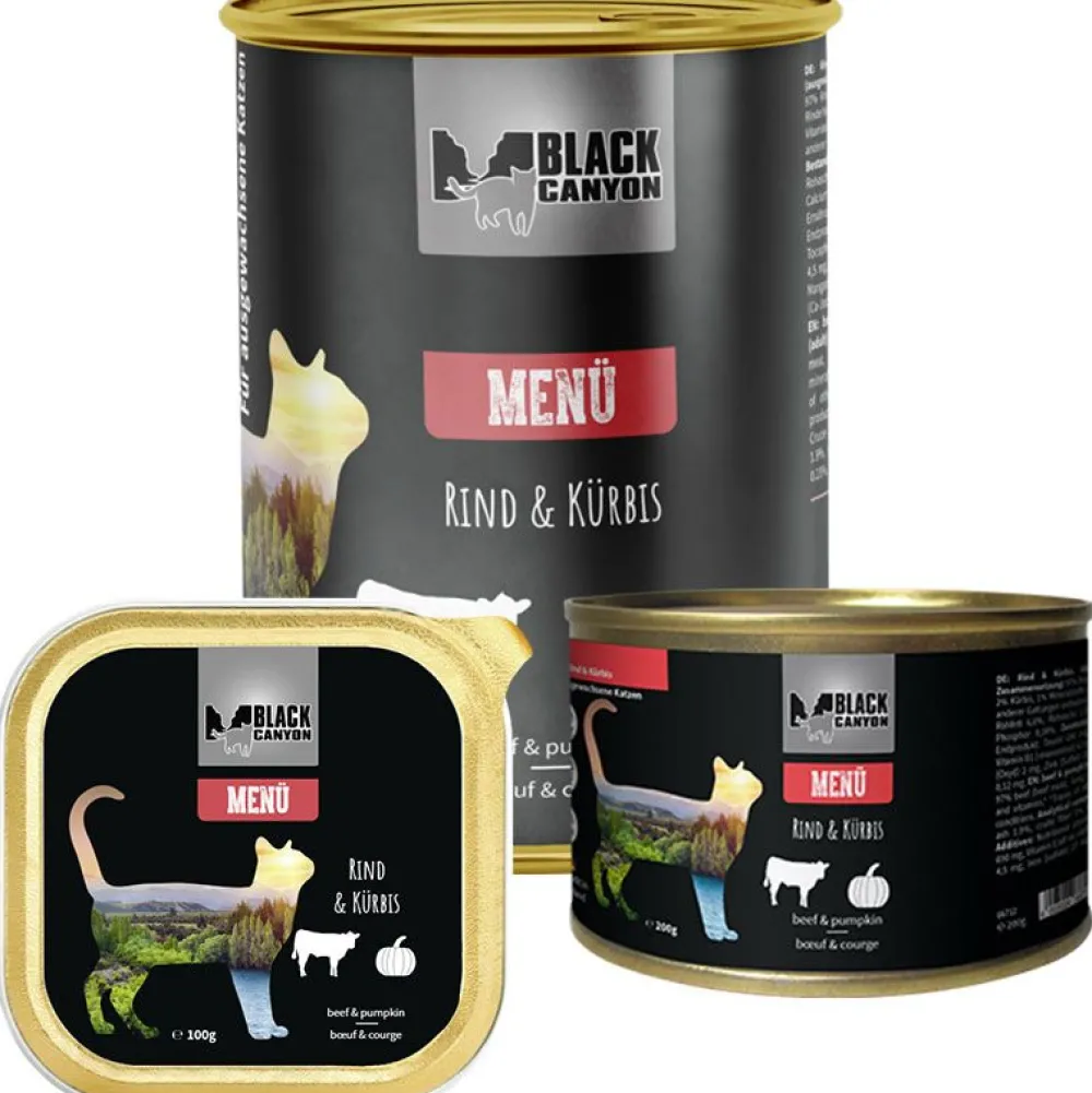 Black Canyon>Futterfreund Black Canyon Katze Menü mit Rind und Kürbis