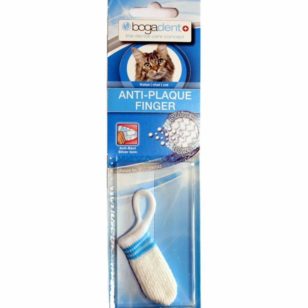 Katzenpflege & Hygiene>Futterfreund Bogadent Cat Anti-Plaque Finger 1 Stück