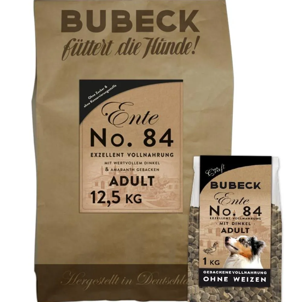 Bubeck>Futterfreund Bubeck Exzellent 84 Entenfleisch Dinkel Amaranth
