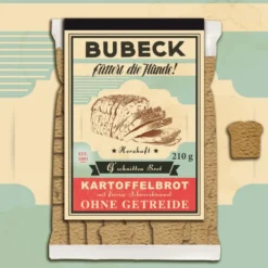 Bubeck|Bubeck>Futterfreund Bubeck Gschnitten Brot mit Truthahnfleisch 210g