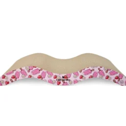Kratzbretter|Kratzbäume Und -Möbel>Futterfreund Catcarou Kratzbrett Bird Small strawberry 45x21x7 cm