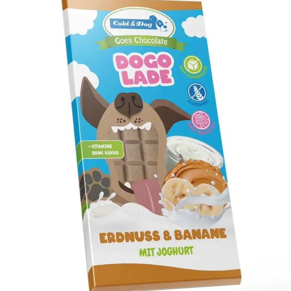 Cold & Dog>Futterfreund Cold & Dog Dogolade Erdnuss + Banane 100g