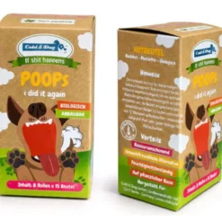 Unterwegs Mit Hund>Futterfreund Cold & Dog Organic Kotbeutel, Poops i did it again 8x15 Stk.