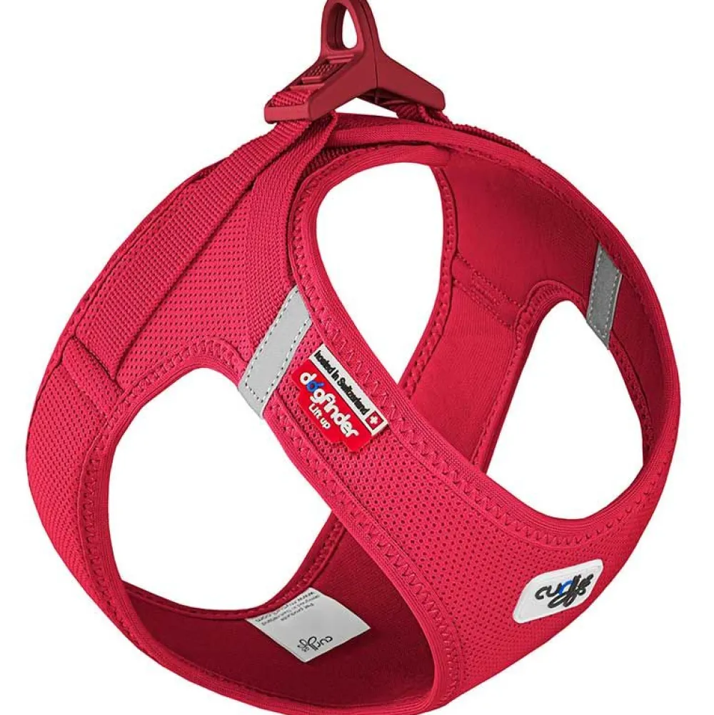 Halsbänder, Leinen & Geschirre>Futterfreund Curli Geschirr Vest Air-Mesh Clasp, rot