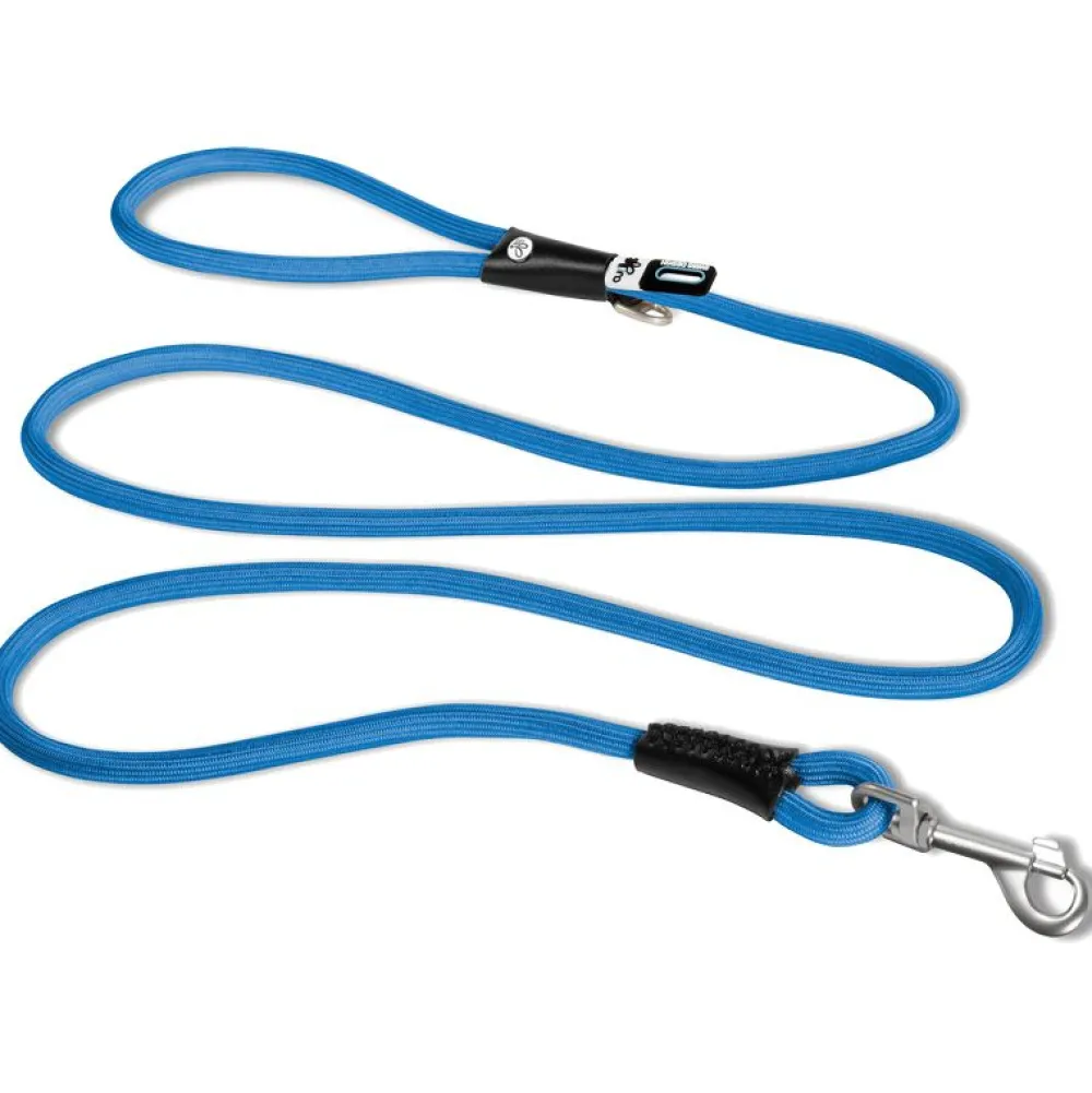 Halsbänder, Leinen & Geschirre>Futterfreund Curli Stretch Comfort Leine, blue