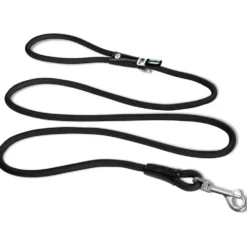 Halsbänder, Leinen & Geschirre>Futterfreund Curli Stretch Comfort Leine, black
