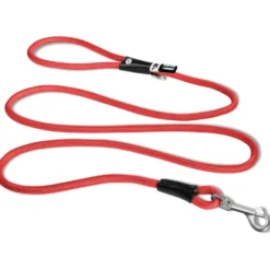 Halsbänder, Leinen & Geschirre>Futterfreund Curli Stretch Comfort Leine, red