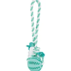 Spielzeug>Futterfreund Denta Fun Ball am Tau, Mintfresh, Naturgummi, 7cm/24cm