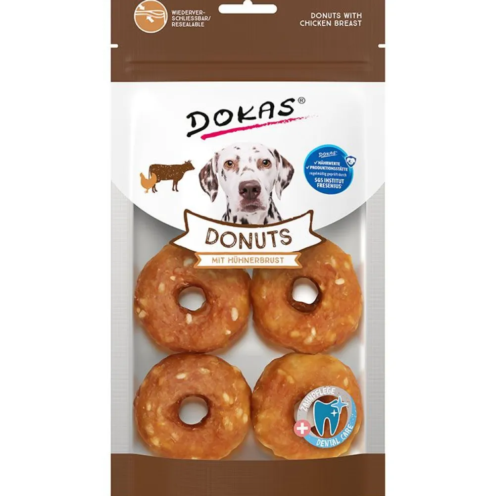 Geflügel>Futterfreund Dokas Dog Snack Donuts mit Hühnerbrust 160g