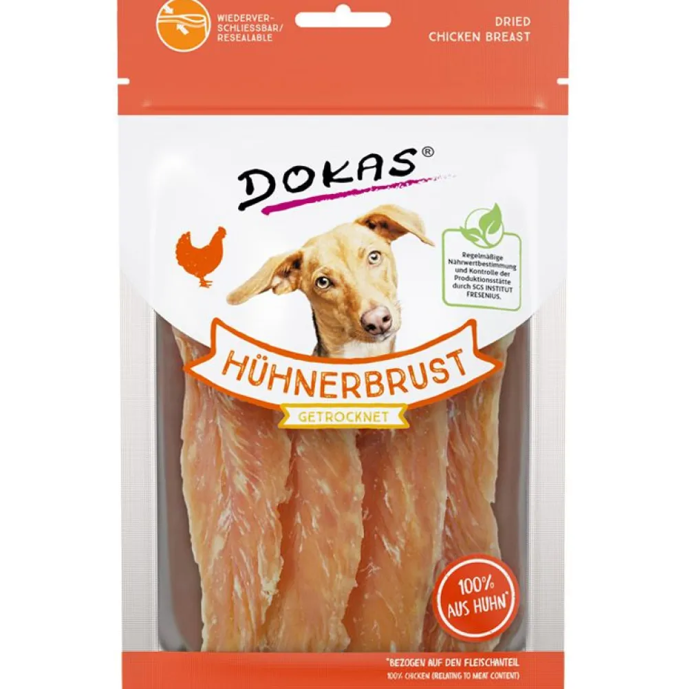 Dokas>Futterfreund Dokas Dog Snack Hühnerbrust getrocknet 70g