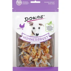 Dokas>Futterfreund Dokas Dog Snack Hühnerbrust mit Fisch 70g