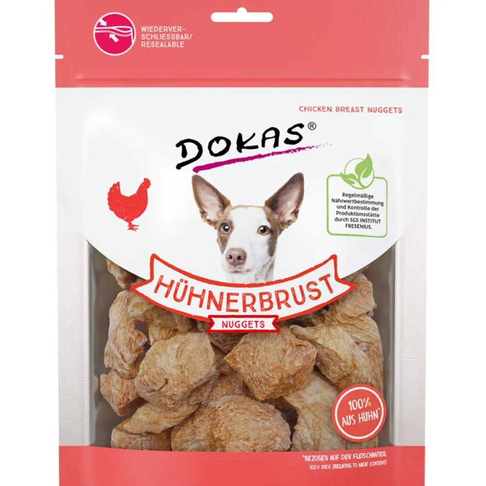 Dokas>Futterfreund Dokas Dog Snack Hühnerbrust Nuggets gefriergetrocknet 110g