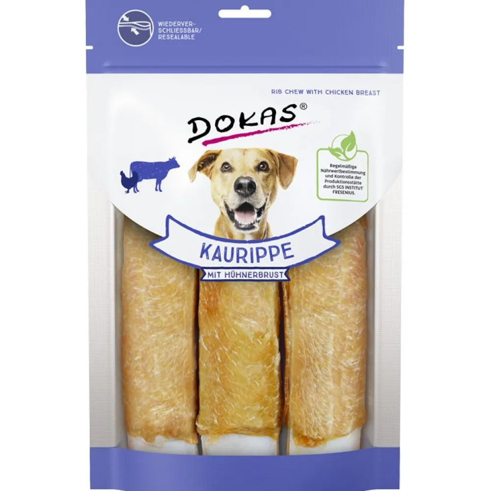 Dokas>Futterfreund Dokas Dog Snack Kaurippe mit Hühnerbrust 210g