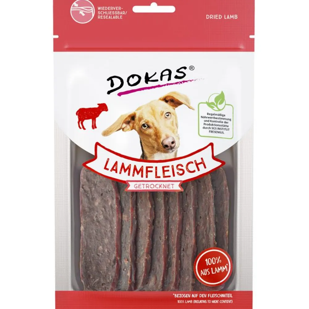 Dokas>Futterfreund Dokas Dog Snack Lammfleisch getrocknet 70g