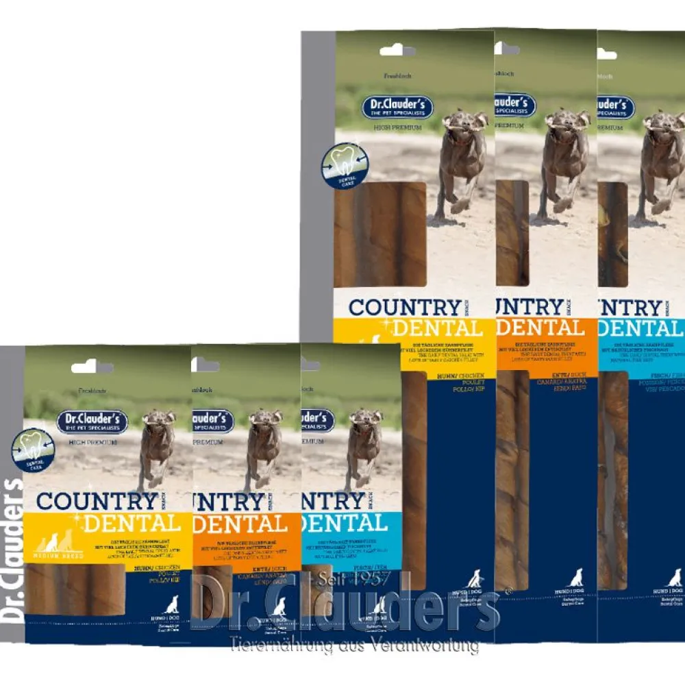 Dr. Clauders|Kaurollen>Futterfreund Dr. Clauders Country Dental Snacks
