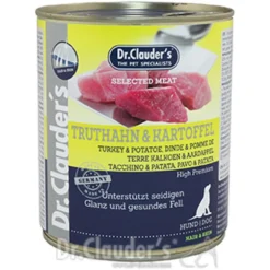 Dr. Clauders>Futterfreund Dr. Clauders Selected Meat Hair+Skin Truthahn+Kartoffel 800g