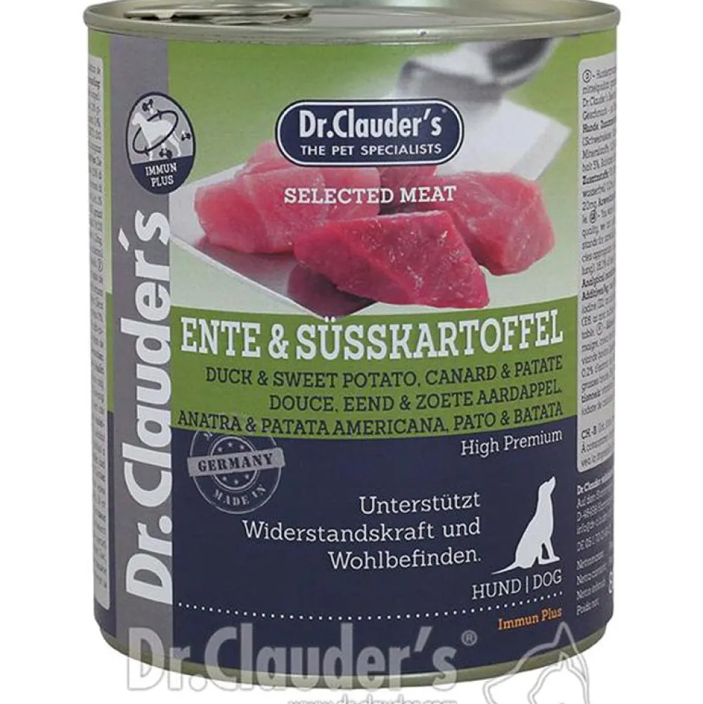 Dr. Clauders>Futterfreund Dr. Clauders Selected Meat Immun Plus Ente+Süßkartoffel 800g