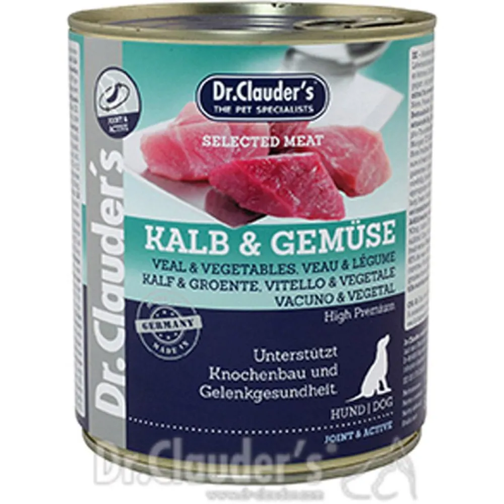 Dr. Clauders>Futterfreund Dr. Clauders Selected Meat Prebiotics Kalb+Gemüse 800g