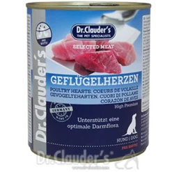 Dr. Clauders>Futterfreund Dr. Clauders Selected Meat Prebiotics Geflügelherzen 800g