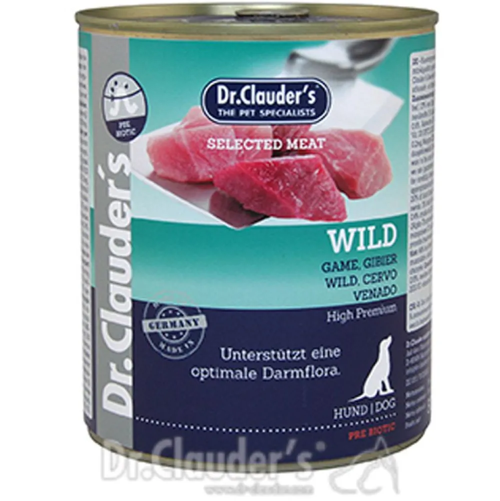 Dr. Clauders>Futterfreund Dr. Clauders Selected Meat Prebiotics Wild 800g