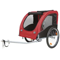 Unterwegs Mit Hund>Futterfreund Fahrrad-Anhänger Gr. L (75x86x80/145cm) bis 27 kg