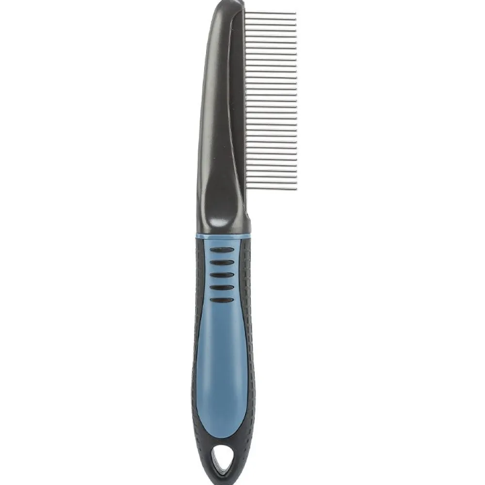Bürsten & Kämme|Fellpflege>Futterfreund Fell-Entwirrer, rotierende Zinken, mittel, 22 cm