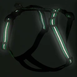 Halsbänder, Leinen & Geschirre>Futterfreund Feltmann Kreuzgeschirr 15mm/40-60cm mit REFLEXBAND schwarz