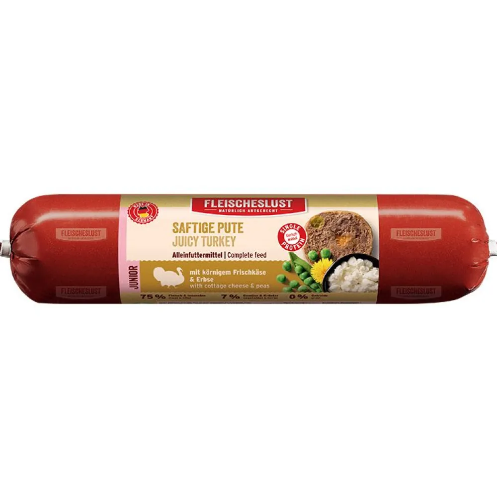 Fleischeslust>Futterfreund Fleischeslust Junior Saftige Pute