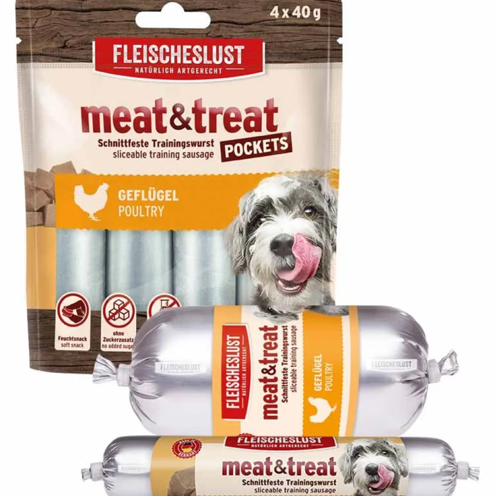 Fleischeslust|Fleischeslust>Futterfreund Fleischeslust Meat & Treat Geflügel