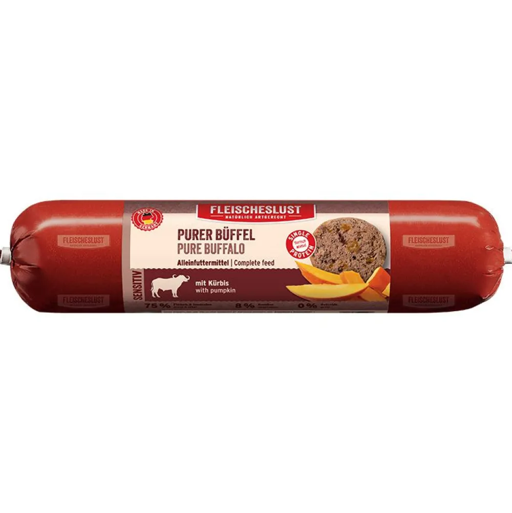 Fleischeslust>Futterfreund Fleischeslust Sensitiv Purer Büffel