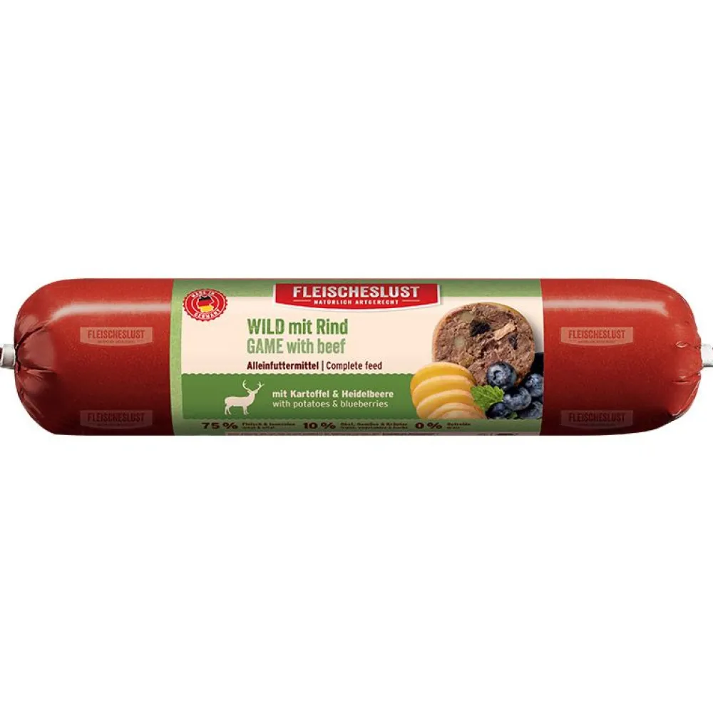 Fleischeslust>Futterfreund Fleischeslust Wild mit Rind und Kartoffel