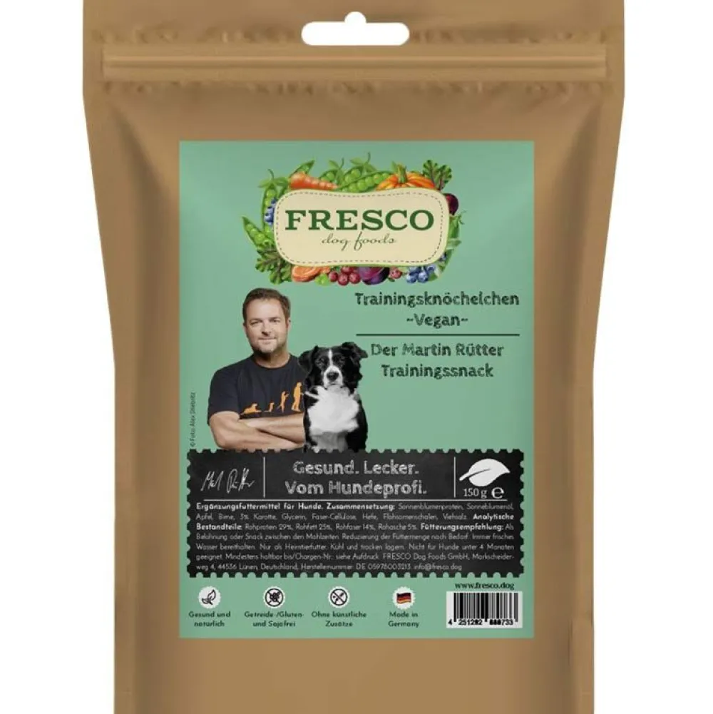 Fresco>Futterfreund Fresco Martin Rütter Trainingsknöchelchen Vegan 150g