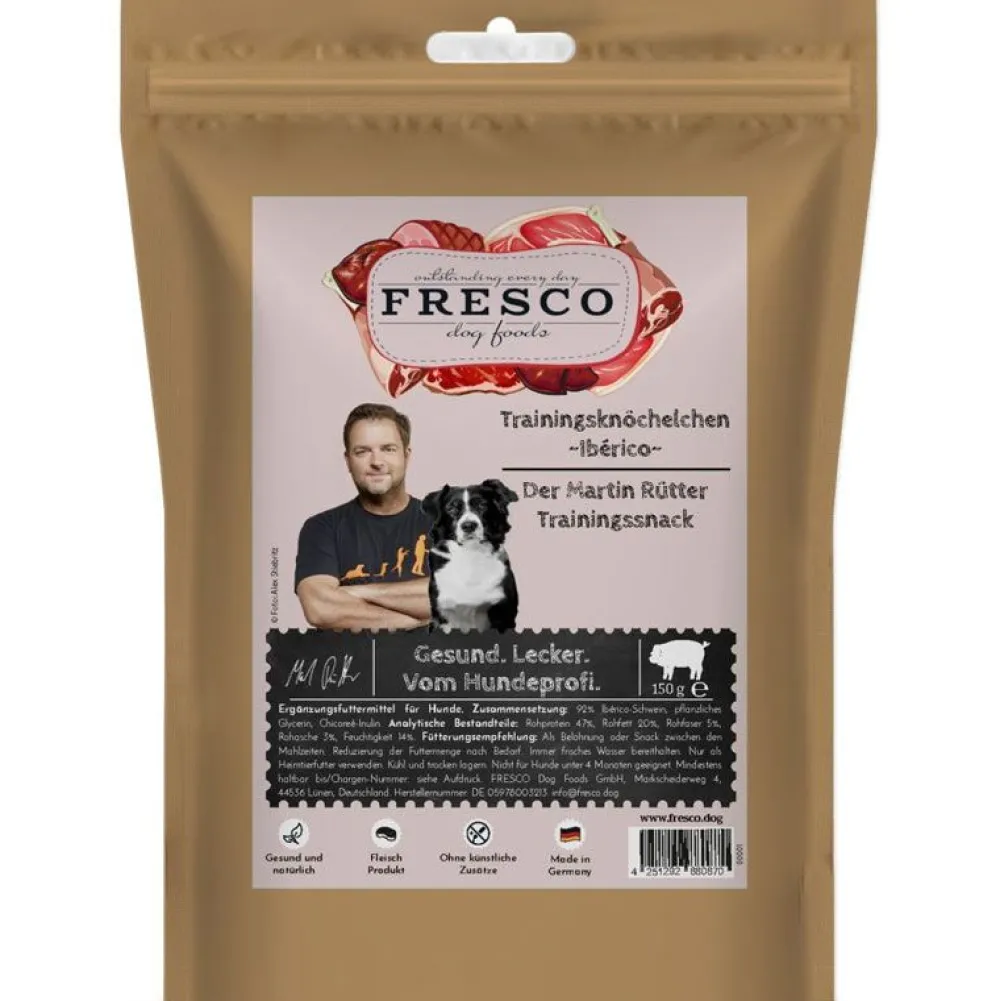 Fresco>Futterfreund Fresco Martin Rütter Trainingsknöchelchen Ibérico 150g