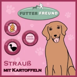 Futterfreund>Futterfreund Trockenfutter Strauß + Kartoffeln