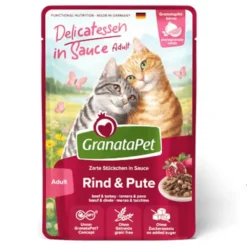 Granatapet>Futterfreund GranataPetKatze DeliCATessen in Sauce Rind + Pute 100g