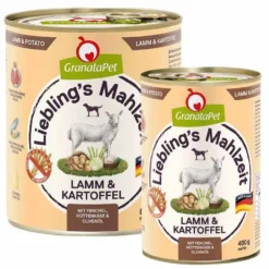 Granatapet>Futterfreund Granatapet Lieblingsmahlzeit Lamm und Kartoffel