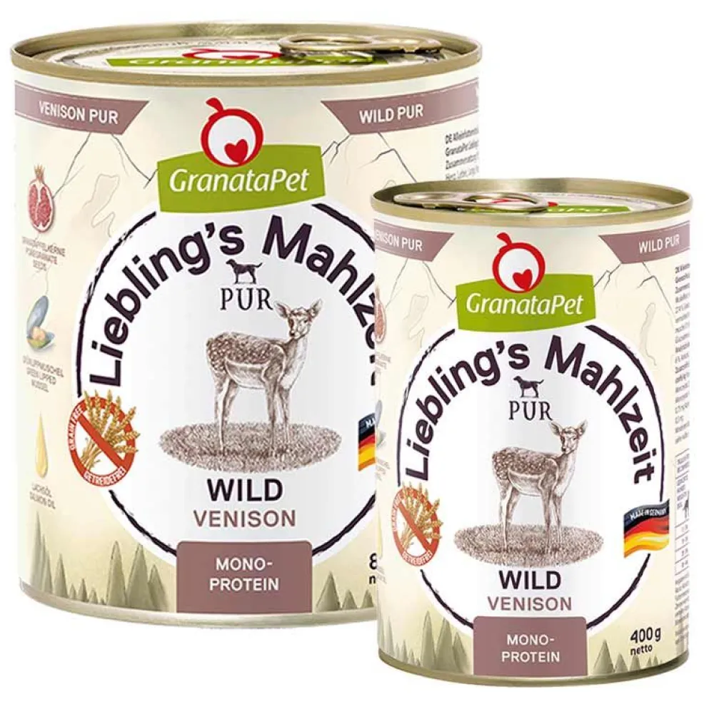 Granatapet>Futterfreund Granatapet Lieblingsmahlzeit Wild PUR